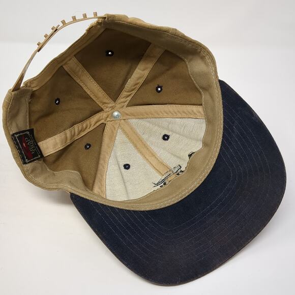 Quiksilver Snapback Hat Brown One Size Adjustable Embroidered Head Trip - Picture 7 of 9